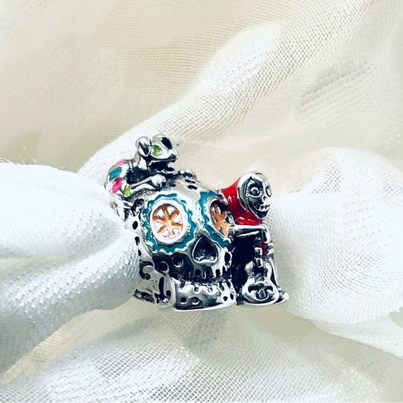 💀 NWOT Coco & Dante Skull Glow-in-the-Dark Charm ✨Halloween - Picture 3 of 15